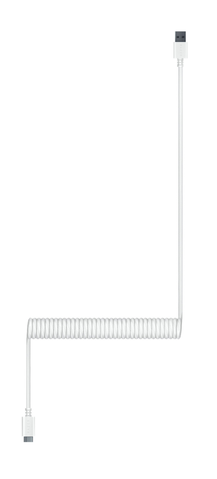 Razer PBT Keycap + Coiled Cable Upgrade Set - Mercury White — фото 5