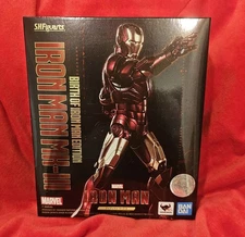 SH Figuarts Iron Man Mark 3 Birth of Iron Man Edition Figure Complete In Box SHF
