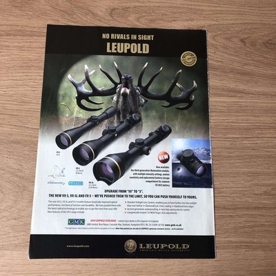 GUNS88 MAGAZIN WERBUNG 12X9 LEUPOLD ZIELFERNROHRE FX-3 & VX-3