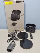 Jabra Elite 85t True Wireless Earbuds w/2 Wireless Charging Pads left ear broken