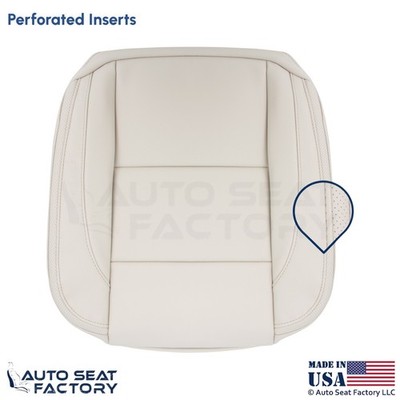2008-2013 Fits Volvo C70 Leather Perf. Front Driver Bottom Cover Calcite Cream