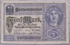 5 Mark 1917 from Germany # X 18984144