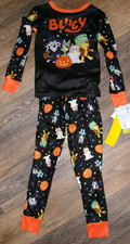 Boys BLUEY, Bingo  Friends Halloween Pajama Set Size 4 NEW Cartoon Dogs
