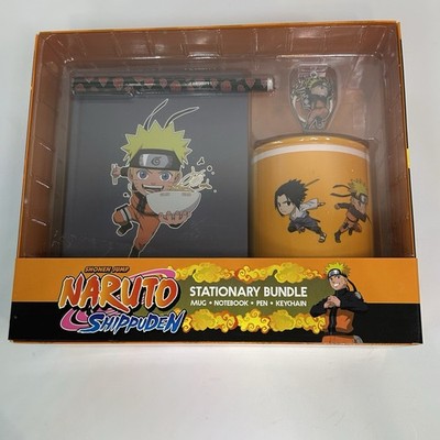 This is a Naruto Shippuden Chibi Stationary & Mug Set. 
