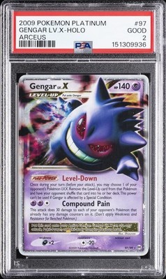 Gengar Lv.X 97/99 Arceus Holo for sale online | eBay