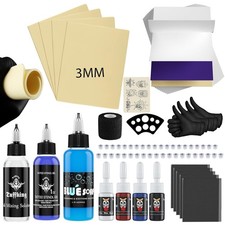 Tattoo Practice Skins with Transfer Paper, 77Pcs Complete Beginners 77pcs