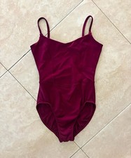 Bloch Women  s Ruby Scoop Back Leotard Burgundy  Size S