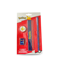 POKEMON Schreibset 4 teilig Bleistift, Lineal...