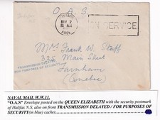 Poczta marynarki wojennej Queen Mary
