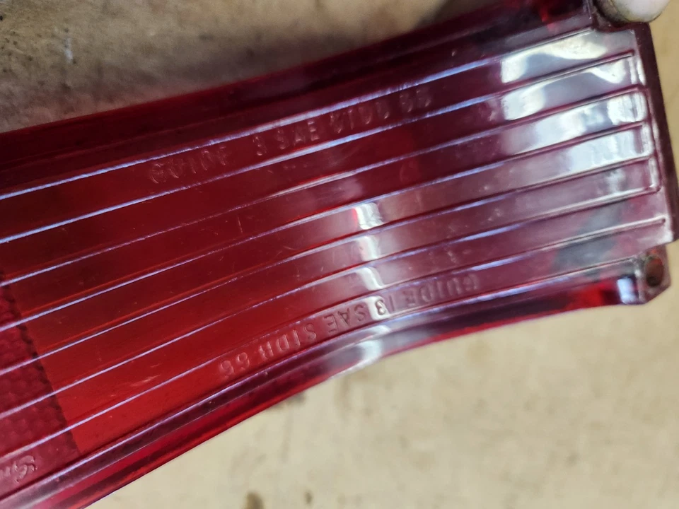 OEM 1966 Chevrolet Chevelle Tail Stop Directional Light Lens 5957812 Guide 13 - Image 4 of 4