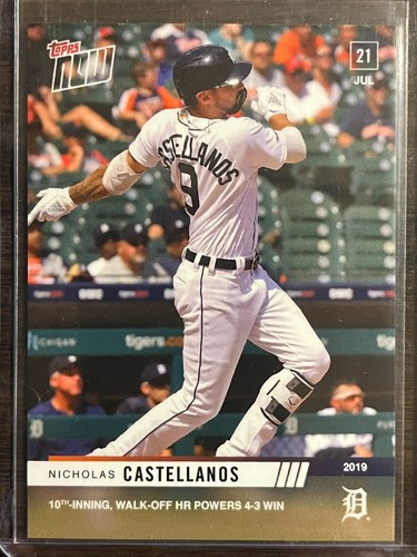 2019 Topps Now 551 Nick Castellanos