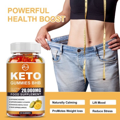 Keto BHB Slimming Gummies Best Weight Loss Fat Burner Carb Blocker Diet Pills