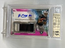 2015 Inception Magenta /50  AMARI COOPER  RPA Jumbo Auto RC BGS 9.5/10 POP 3