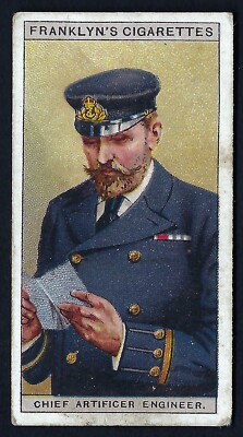 FRANKLYN DAVEY - MARINE KLEID & ABZEICHEN - #32 CHIEF ARTIFICER ENGINEER