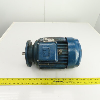 Isgev As 112 M 4 4-4.8kW Elektrischer Motor 1730RPM 230/460V 3PH Im B5 24mm