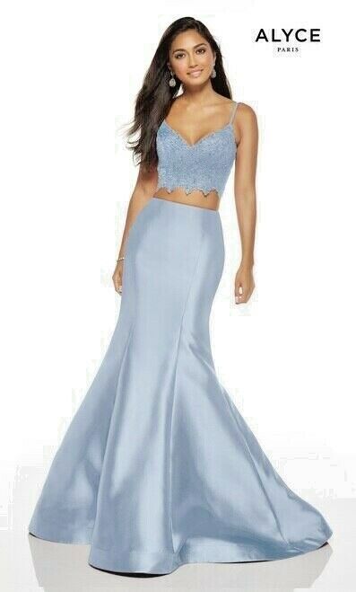 Prom Inexpensive 2021new shipping free shipping Dress Formal Gown - Alyce Blue Paris Pale 60633 Style