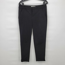 Everlane Black Womens Wool Blend Dress Pants Slacks Mid Rise Size 4