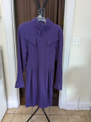 courreges purple dress Heritage A-Line Dress - Salt Pink - 38
