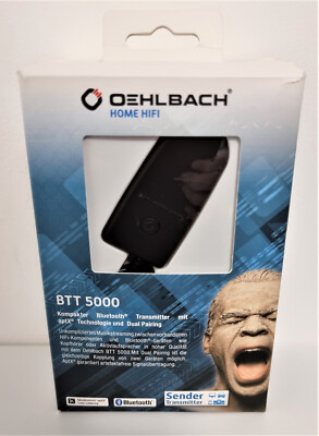 Bluetooth Transmitter mit aptX Technologie Oehlbach USB BTT 5000 6063 schwarz