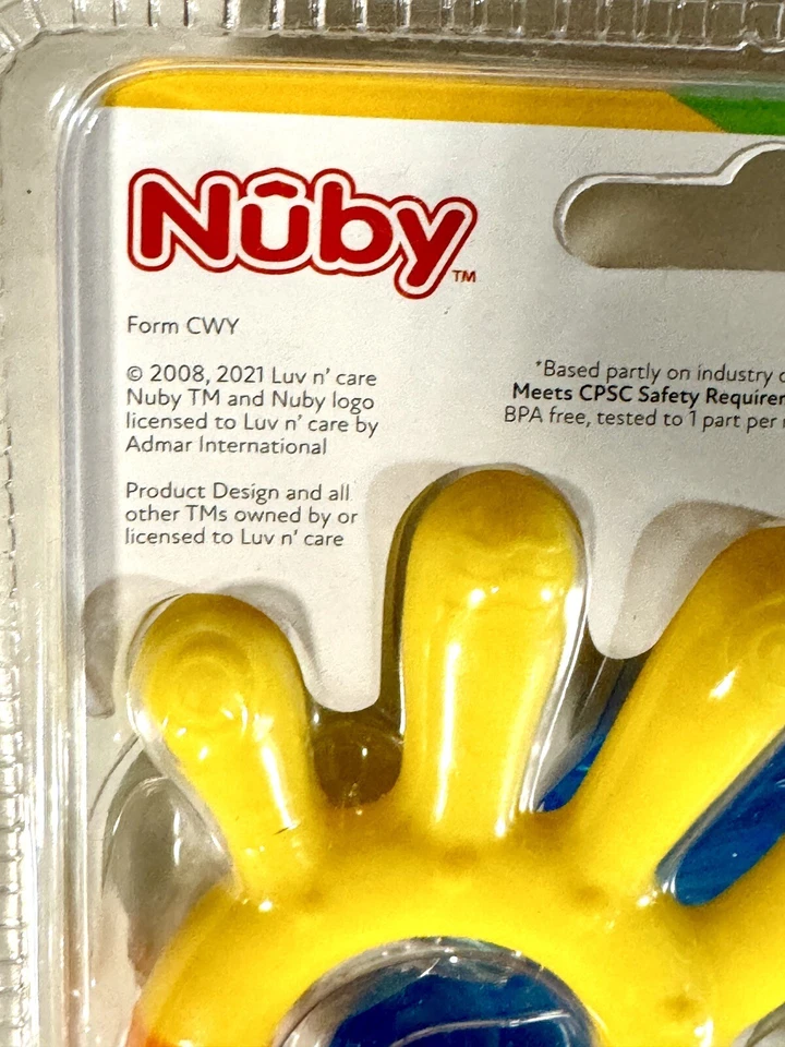 Paquete de 3 mordedores de doble mango Nuby 360 sin derrames Equate para niños nuevo bebé Foto 4 de 4