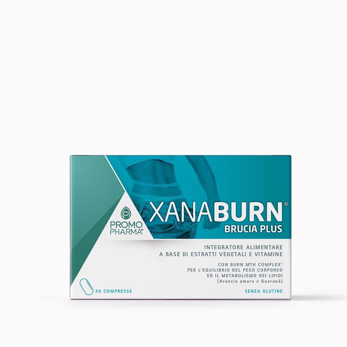 Promopharma Verde Xanaburn Brucia Plus Termogenico Bruciagrassi 20 Compresse - Immagine 3