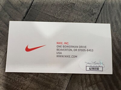 carte nike