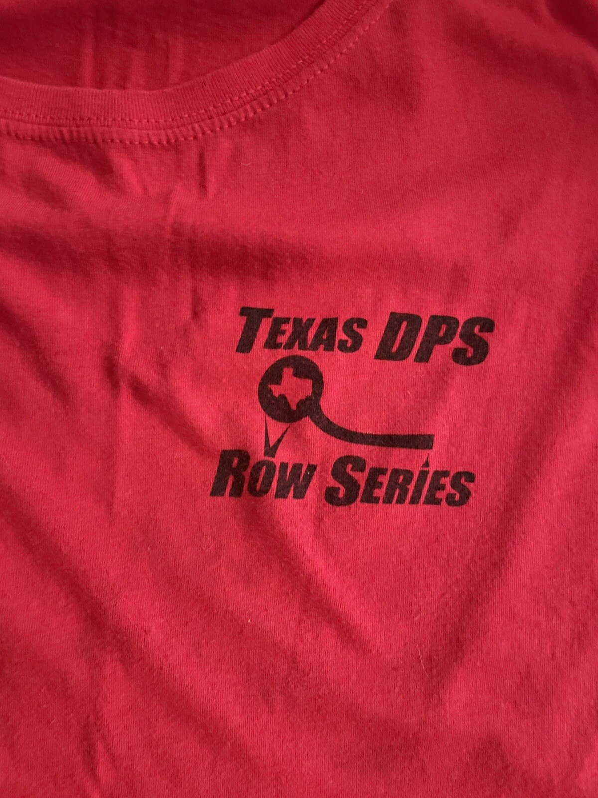 FILA T shirt donna Texas DPS Row Series taglia small misto cotone rosso