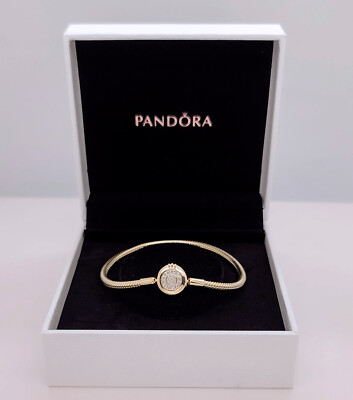 NEW 100% PANDORA Shine 14k Moments Sparkling Crown O Charm
