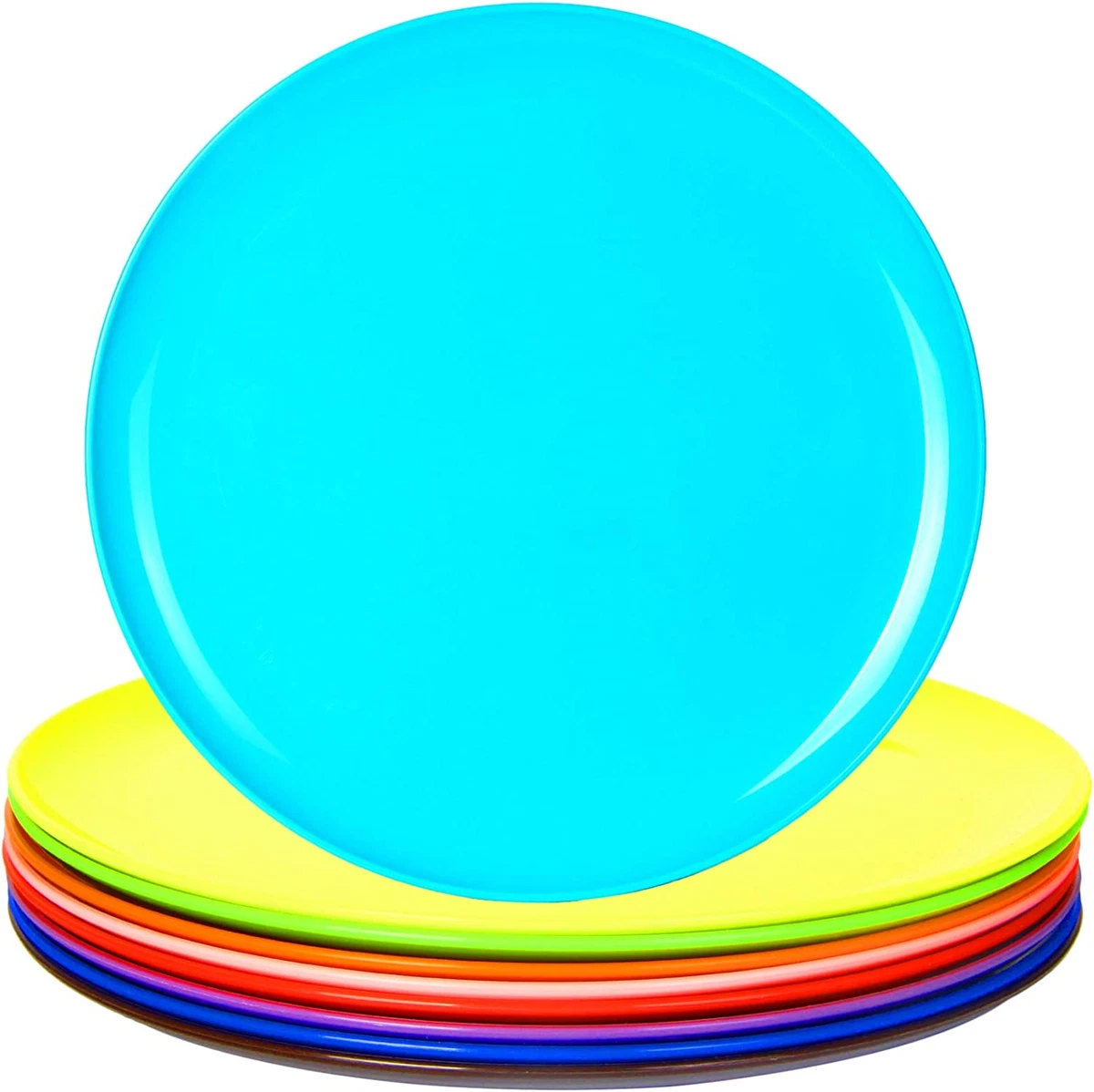 Large plastic top dinner plates