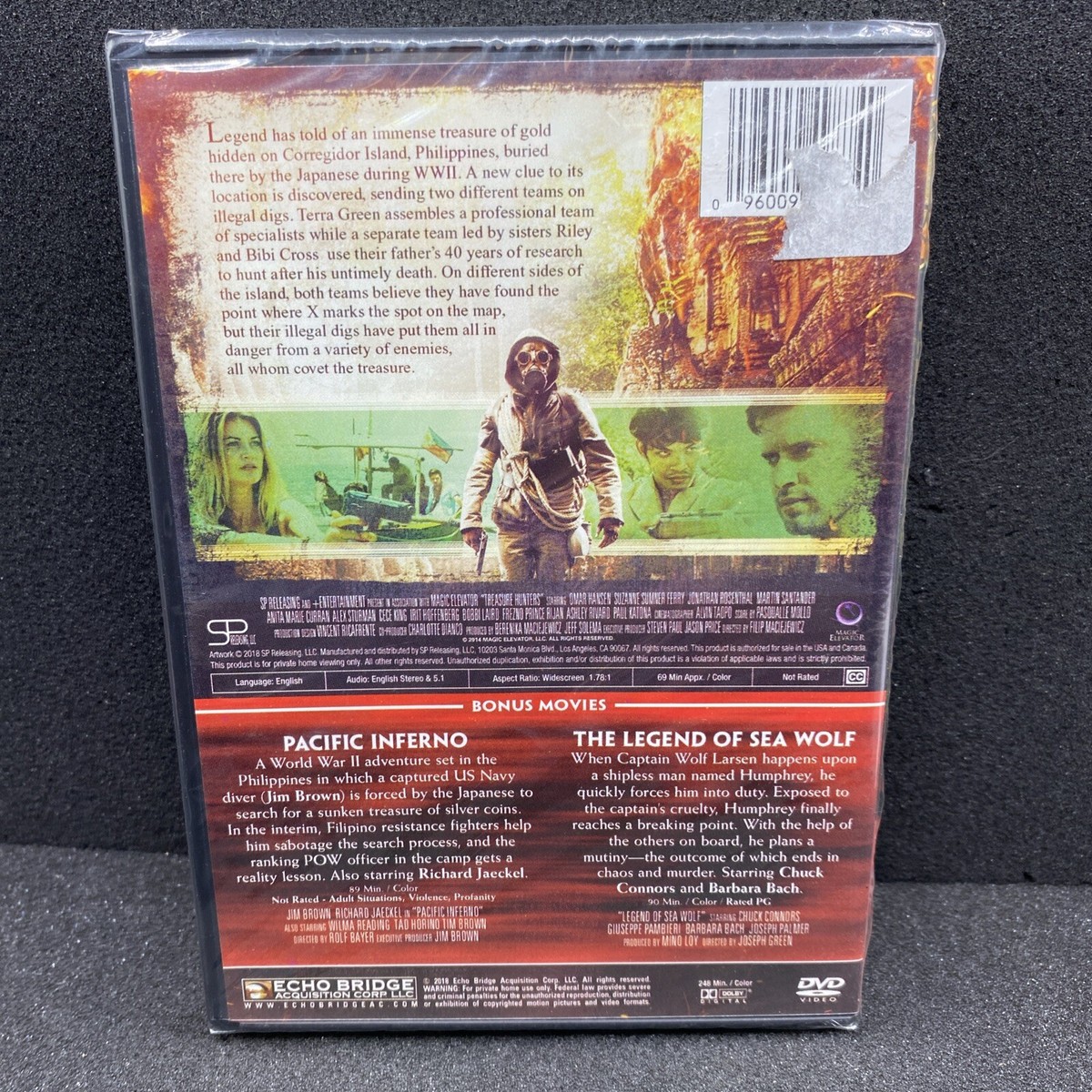 Treasure Hunters (DVD, 2018) + The Legend of Sea Wolf & Pacific