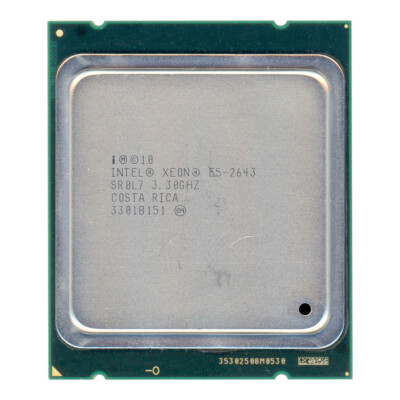 PROZESSOR CPU INTEL XEON E5-2643 3.3GHz SR0L7 SOCKEL 2011