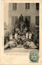 Old postcard Gannat - Le Reposoir de la Féte-Dieu (262340)