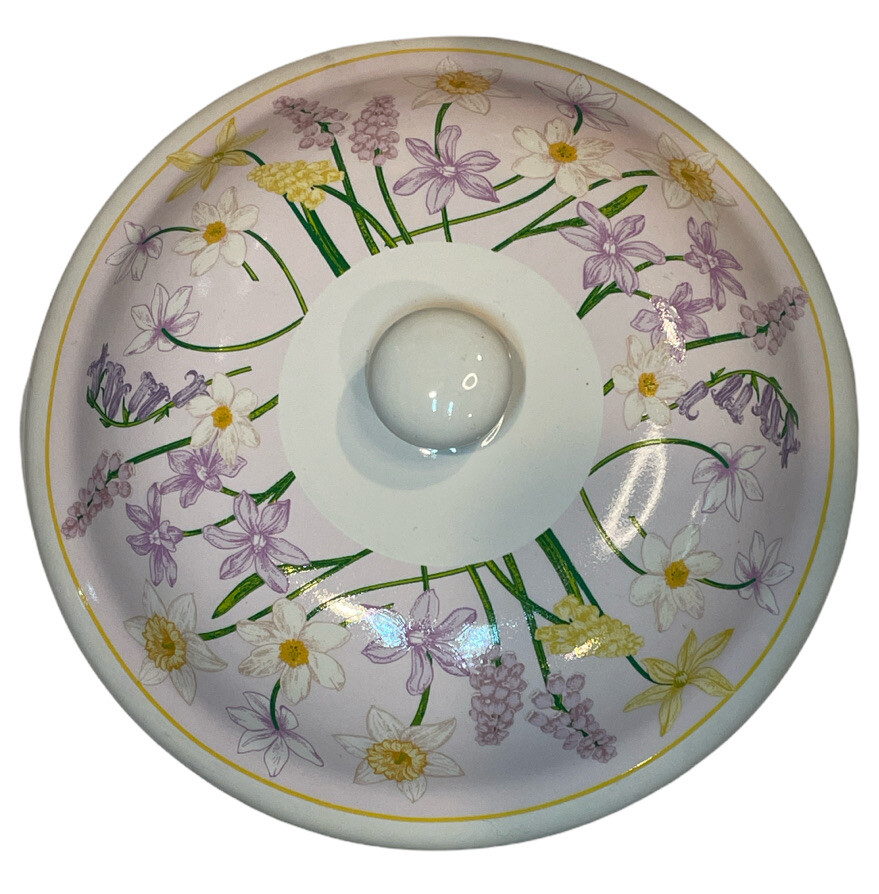 Candy Dish by See's Candies Sweet Blossoms Candy Dish Floral Ceramic