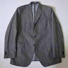 Banana Republic 44R 554809 Gray Sharkskin Tailored Blazer Suit Jacket Sport Coat