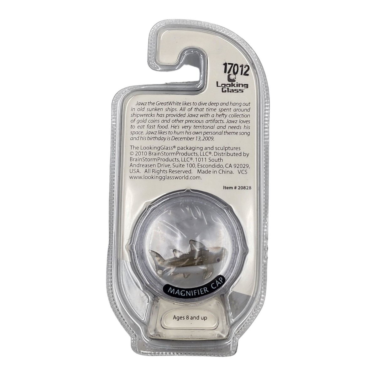 The Looking Glass 1枚 Jawz the Shark Looking Glass Torch Sculpture Mini Animal Figurine