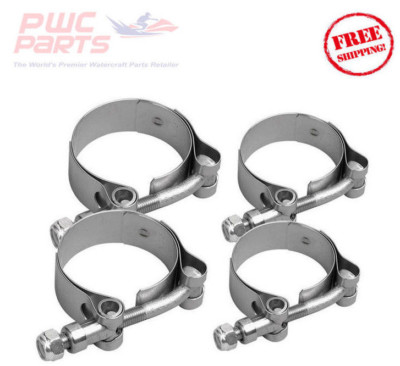 Sea-Doo 300 RXP-X RXT-X GTX S3 T3 ST3 HD Intercooler Clamp Kit PWC 