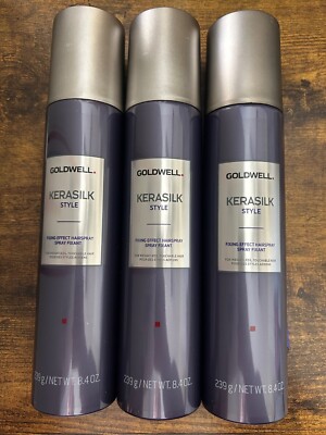 Goldwell Kerasilk Style Fixing Effect Hairspray 8.4oz - 3 Pack