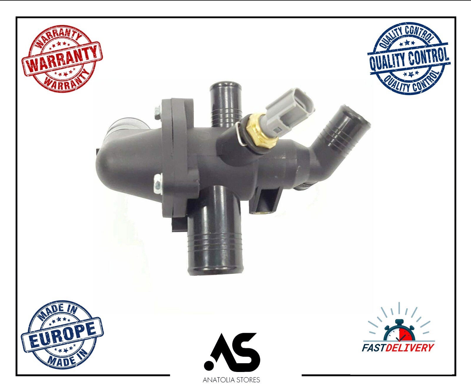 Thermostat Housing + Switch For Peugeot Boxer 2.2 Hdi 2006On