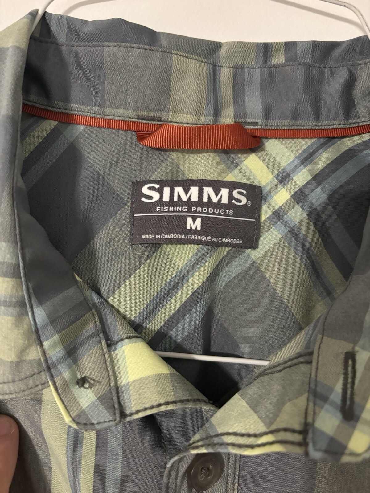 Simms Short Sleeve Button Down - Medium - - image 4