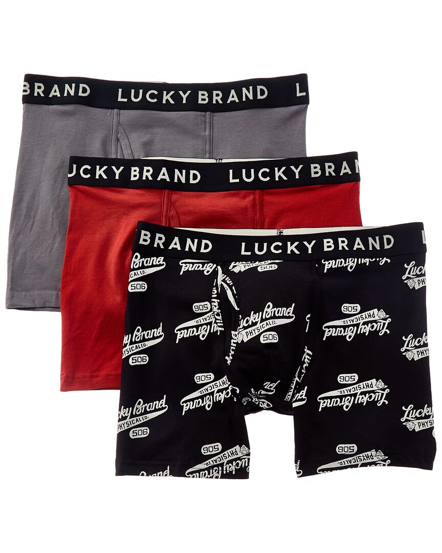 Мужские трусы-боксеры Lucky Brand 3Pk Stretch 3190₽