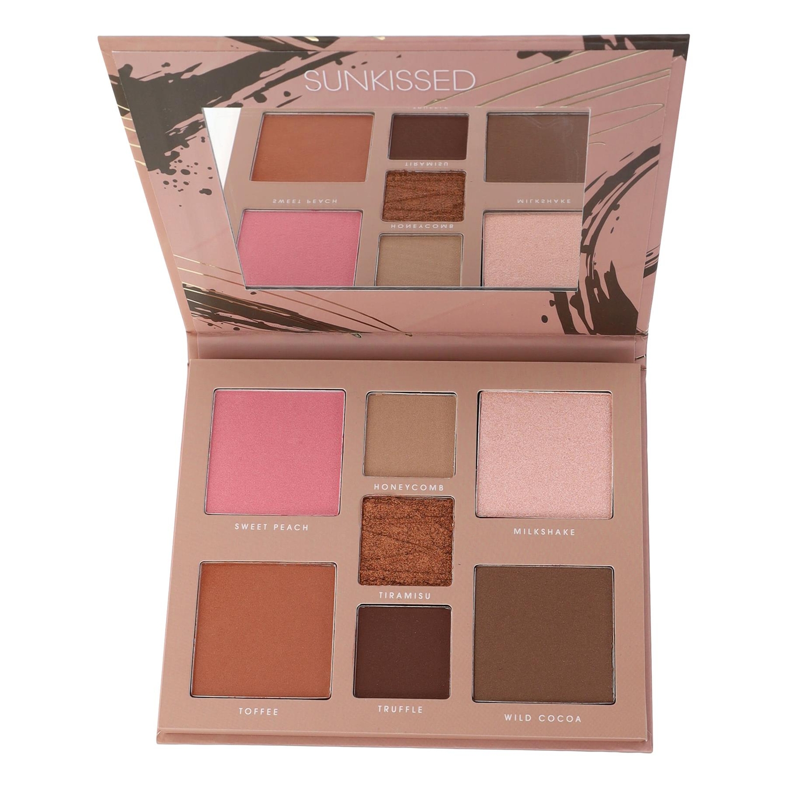 Sunkissed Heavenly Fudge Face Palette  Eyeshadow, Blusher,  Bronzer, Highlighter