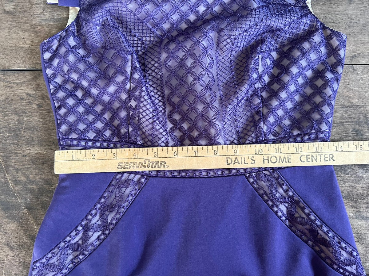 antonio melani purple dress Antonio Melani Purple Sleeveless Flower Dress, Good Condition Size 4
