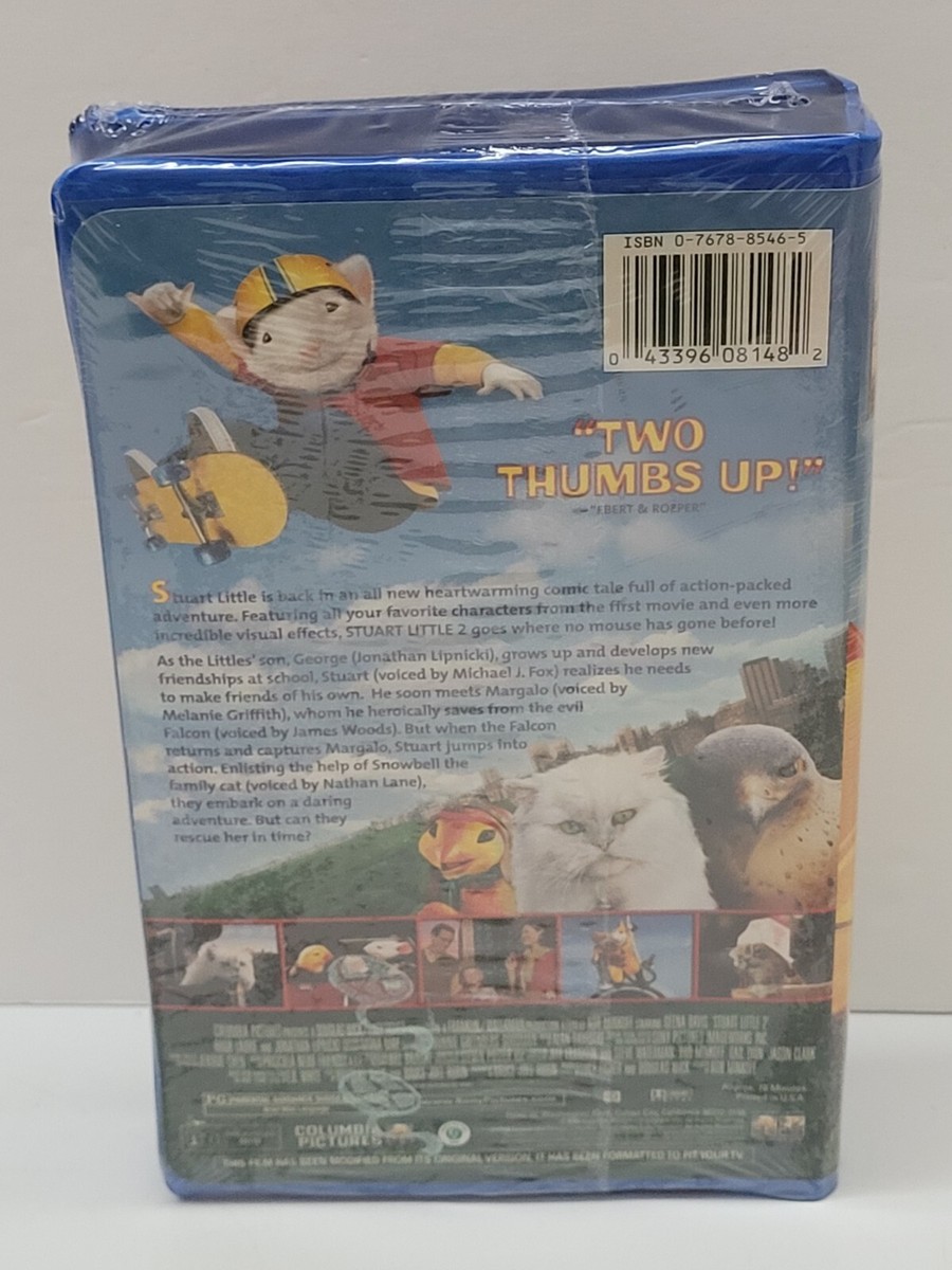 Rare New Sealed STUART LITTLE 2 (VHS, 2002) Blue Clamshell Michael