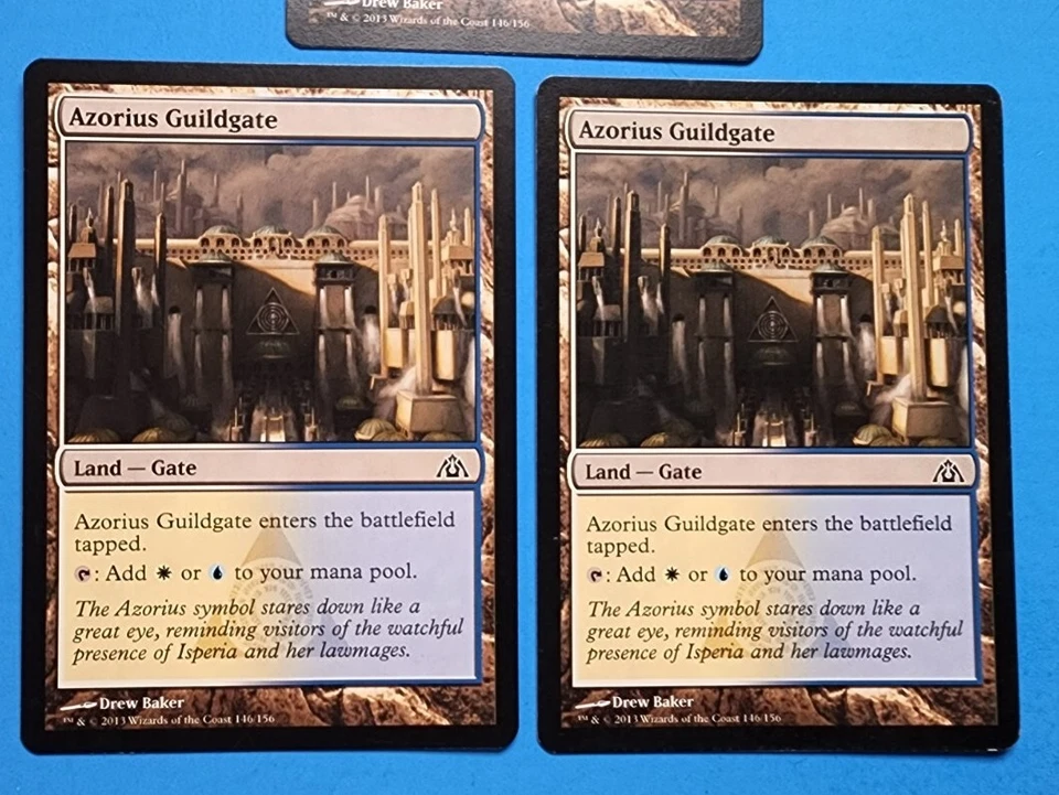3x Azorius Guildgate Dragon's Maze 2013 Mtg Magic Card Dual Land Gate Mana 146 - Image 3 of 4