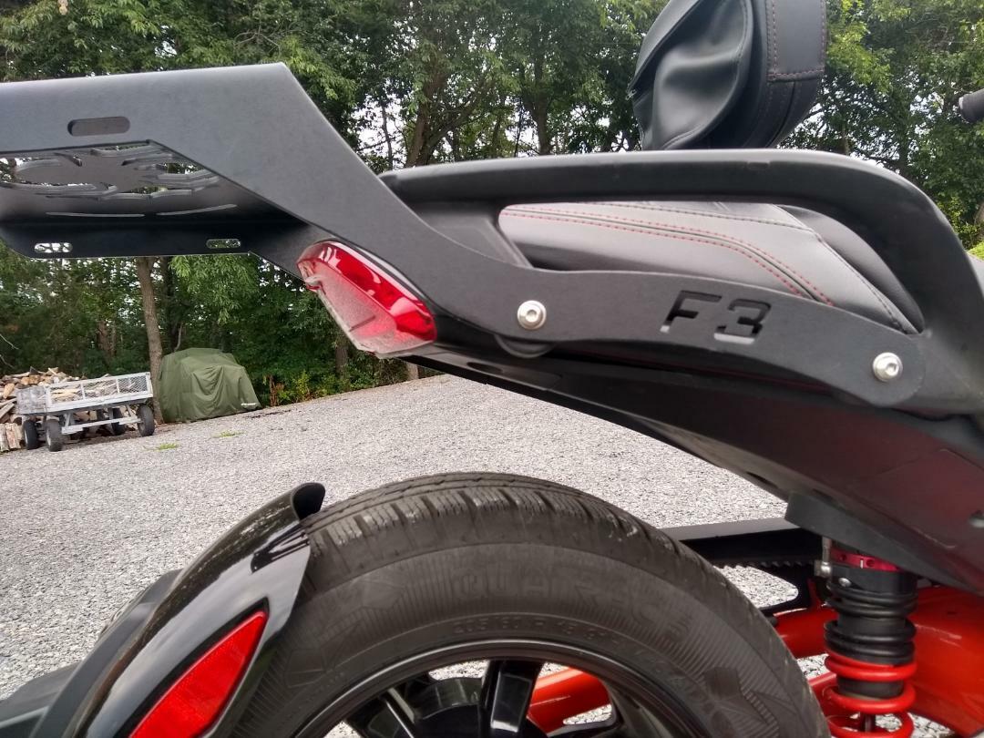 CANAM SPYDER F3 LUGGAGE RACK, SPIDER DESIGN Great Condition eBay