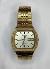 Vintage Seiko Pulsar Men's Gold Watch WORKING