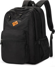 26L Black Backpack for College, and Travel: W...
