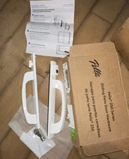 Pella 250 Vinyl Series White Sliding Door Handle Set Ready To Install