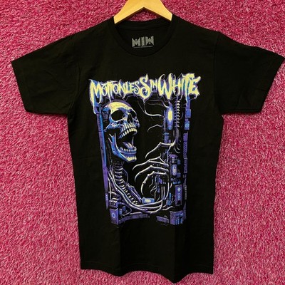 Motionless In White Cyber Skeleton Graphic T-shirt Small