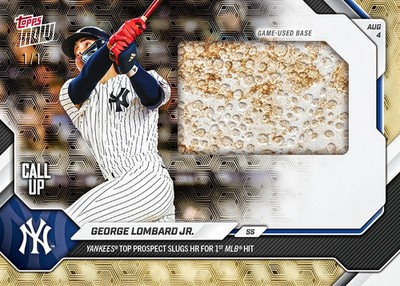 George Lombard Jr.-NYY 2026 Topps Now #521-PRESALE-1/1 or Low Number Opportunity
